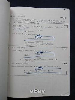 ORIGINAL ROGER CORMAN Film Script LORDS OF THE DEEP BRADFORD DILLMAN'S Copy