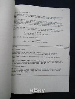 ORIGINAL ROGER CORMAN Film Script LORDS OF THE DEEP BRADFORD DILLMAN'S Copy