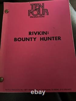 ORIGINAL Rivkin Bounty Hunter Movie Script 1980-81