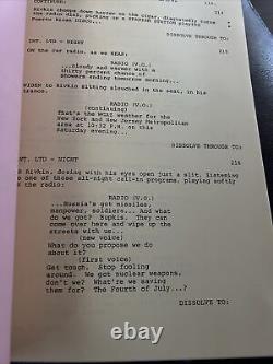 ORIGINAL Rivkin Bounty Hunter Movie Script 1980-81