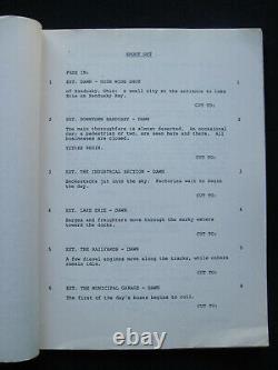 ORIGINAL SCREENPLAY for SIDNEY POITIER Film FAST FORWARD, Orig. Titled SHOOT OUT