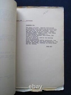 ORIGINAL SCRIPTS KING VIDOR LILLIAN GISH Film LA BOHEME, MGM STUDIO VAULT COPY