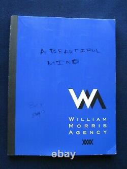 ORIGINAL SCRIPT A BEAUTIFUL MIND by AKIVA GOLDSMAN Film wi RUSSELL CROWE