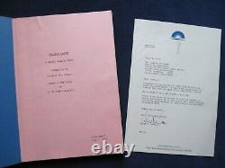 ORIGINAL SCRIPT BROOKE SHIELDS Film THE BLUE LAGOON wi Letter Re CHILD LABOR