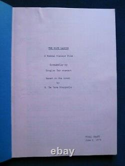 ORIGINAL SCRIPT BROOKE SHIELDS Film THE BLUE LAGOON wi Letter Re CHILD LABOR