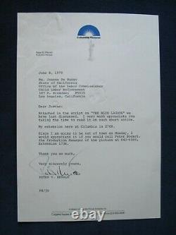 ORIGINAL SCRIPT BROOKE SHIELDS Film THE BLUE LAGOON wi Letter Re CHILD LABOR