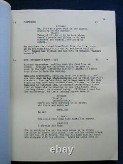 ORIGINAL SCRIPT BROOKE SHIELDS Film THE BLUE LAGOON wi Letter Re CHILD LABOR