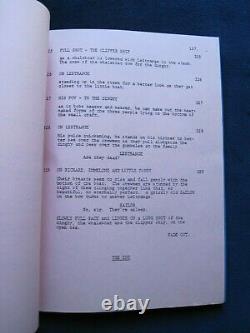 ORIGINAL SCRIPT BROOKE SHIELDS Film THE BLUE LAGOON wi Letter Re CHILD LABOR