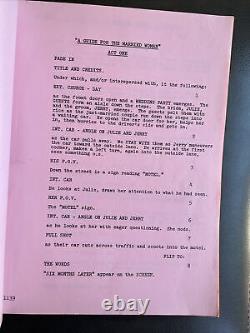 ORIGINAL SCRIPT CYBILL SHEPHERD A Guide For the Married Woman TV Movie-1978