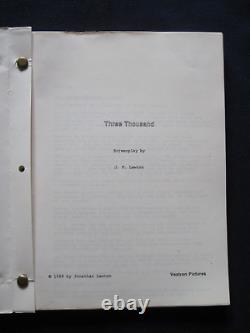 ORIGINAL SCRIPT PRETTY WOMAN ORIG. TITLED THREE THOUSAND Rare Darker Version