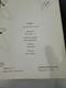 Original Script Screenplay Crusin 1979 Made For Tv Warner Brothers Movie Signed