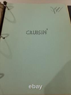 ORIGINAL SCRIPT SCREENPLAY CRUSIN 1979 Made For TV Warner Brothers MOVIE Signed