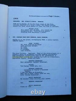 ORIGINAL SCRIPT THE TALENTED MR RIPLEY by ANTHONY MINGHELLA Film wi MATT DAMON