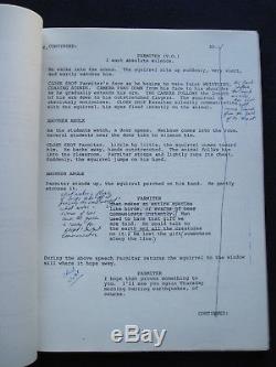ORIGINAL SCRIPT William Castle's Cult Classic Film BUG BRADFORD DILLMAN'S Copy