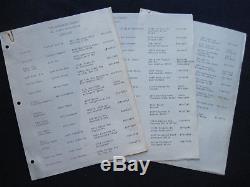 ORIGINAL SCRIPT William Castle's Cult Classic Film BUG BRADFORD DILLMAN'S Copy