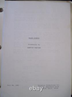 ORIGINAL SCRIPT for BLADE RUNNER RIDLEY SCOTT, HARRISON FORD SCI-FI FILM