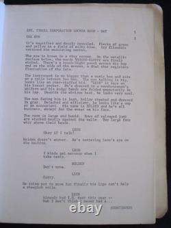 ORIGINAL SCRIPT for BLADE RUNNER RIDLEY SCOTT, HARRISON FORD SCI-FI FILM