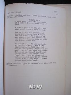 ORIGINAL SCRIPT for BLADE RUNNER RIDLEY SCOTT, HARRISON FORD SCI-FI FILM