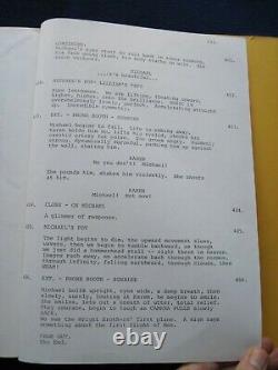 ORIGINAL SCRIPT for BRAINSTORM NATALIE WOOD & CHRISTOPHER WALKEN Film