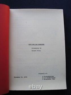 ORIGINAL SCRIPT for BUCK & THE PREACHER A SIDNEY POITIER FILM