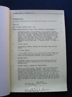 ORIGINAL SCRIPT for BUCK & THE PREACHER A SIDNEY POITIER FILM