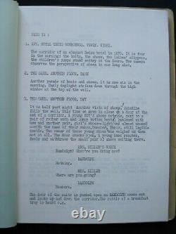 ORIGINAL SCRIPT for DAISY MILLER PETER BOGDANOVICH, CYBILL SHEPHERD Film