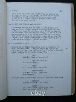 ORIGINAL SCRIPT for DAISY MILLER PETER BOGDANOVICH, CYBILL SHEPHERD Film