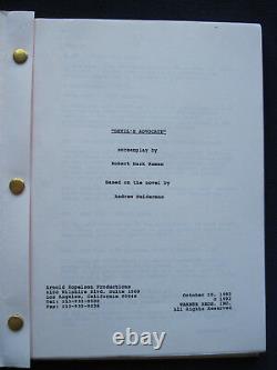 ORIGINAL SCRIPT for DEVIL'S ADVOCATE TAYLOR HACKFORD, KEANU REEVES, AL PACINO