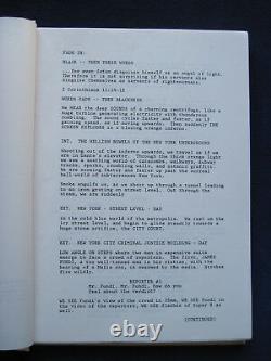 ORIGINAL SCRIPT for DEVIL'S ADVOCATE TAYLOR HACKFORD, KEANU REEVES, AL PACINO