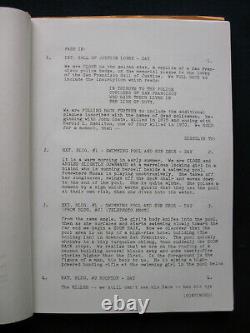 ORIGINAL SCRIPT for DIRTY HARRY by HJ FINK & DEAN RIESNER CLINT EASTWOOD Film