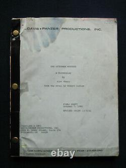 ORIGINAL SCRIPT for Dir. SAM PECKINPAH's Last Feature Film THE OSTERMAN WEEKEND