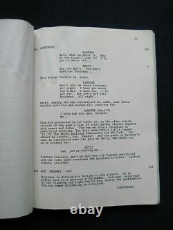 ORIGINAL SCRIPT for Dir. SAM PECKINPAH's Last Feature Film THE OSTERMAN WEEKEND