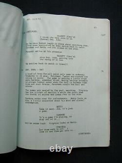 ORIGINAL SCRIPT for Dir. SAM PECKINPAH's Last Feature Film THE OSTERMAN WEEKEND