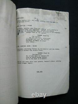 ORIGINAL SCRIPT for Dir. SAM PECKINPAH's Last Feature Film THE OSTERMAN WEEKEND