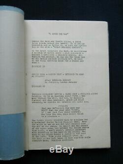 ORIGINAL SCRIPT for EARLY JOHN WAYNE Film I COVER THE WAR Art Director's Copy