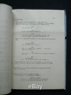 ORIGINAL SCRIPT for EARLY JOHN WAYNE Film I COVER THE WAR Art Director's Copy