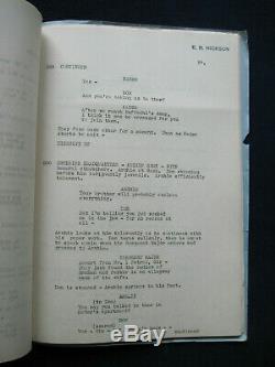 ORIGINAL SCRIPT for EARLY JOHN WAYNE Film I COVER THE WAR Art Director's Copy