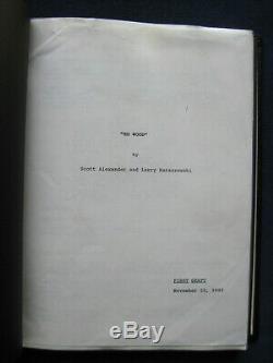 ORIGINAL SCRIPT for ED WOOD TIM BURTON Film with JOHNNY DEPP & MARTIN LANDAU