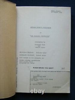 ORIGINAL SCRIPT for FRIENDLY PERSUASION WILLIAM WYLER, GARY COOPER Film