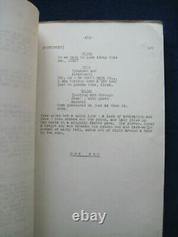 ORIGINAL SCRIPT for FRIENDLY PERSUASION WILLIAM WYLER, GARY COOPER Film