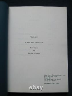 ORIGINAL SCRIPT for HANG-UPS by LESLIE BRICUSSE Film Exec. JACK VALENTI's Copy