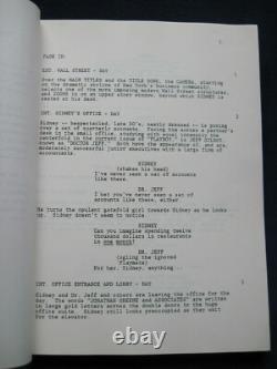 ORIGINAL SCRIPT for HANG-UPS by LESLIE BRICUSSE Film Exec. JACK VALENTI's Copy