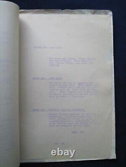 ORIGINAL SCRIPT for KING VIDOR Film THREE WISE FOOLS 1923 MGM VAULT COPY