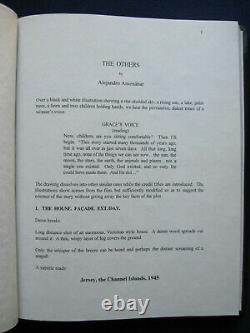 ORIGINAL SCRIPT for NICOLE KIDMAN Film THE OTHERS SPECIAL LEATHER BOUND COPY