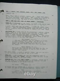 ORIGINAL SCRIPT for OLIVER STONE NFL Film ANY GIVEN SUNDAY with Production Notes