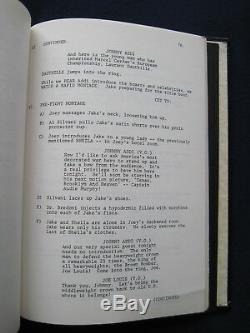 ORIGINAL SCRIPT for RAGING BULL by PAUL SCHRADER DE NIRO / SCORSESE Film