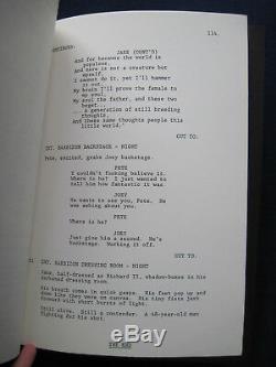 ORIGINAL SCRIPT for RAGING BULL by PAUL SCHRADER DE NIRO / SCORSESE Film