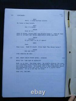 ORIGINAL SCRIPT for THE 40 YEAR-OLD VIRGIN JUDD APATOW & STEVE CARELL Film