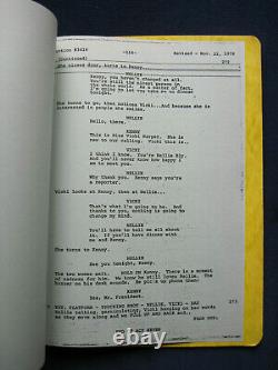 ORIGINAL SCRIPT for THE ADVENTURES OF NELLIE BLY TV MOVIE Starring Linda Purl