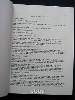 ORIGINAL SCRIPT for THE CRUCIBLE by ARTHUR MILLER Film Starring DANIEL DAY-LEWIS